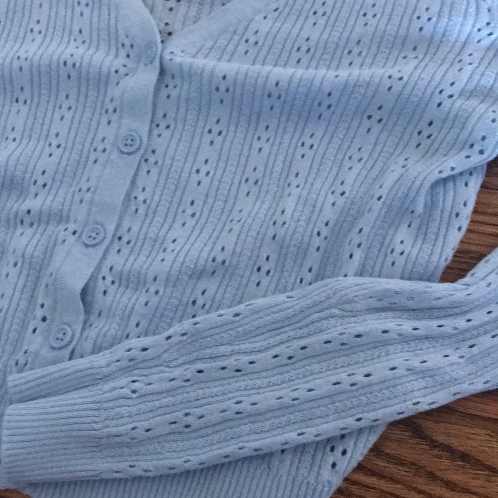 Brandy Melville cardigan baby blue